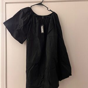 Boohoo Black Asymmetrical Dress